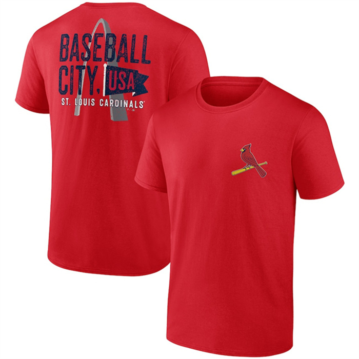 Men's St. Louis Cardinals Red Iconic Bring It T-Shirt